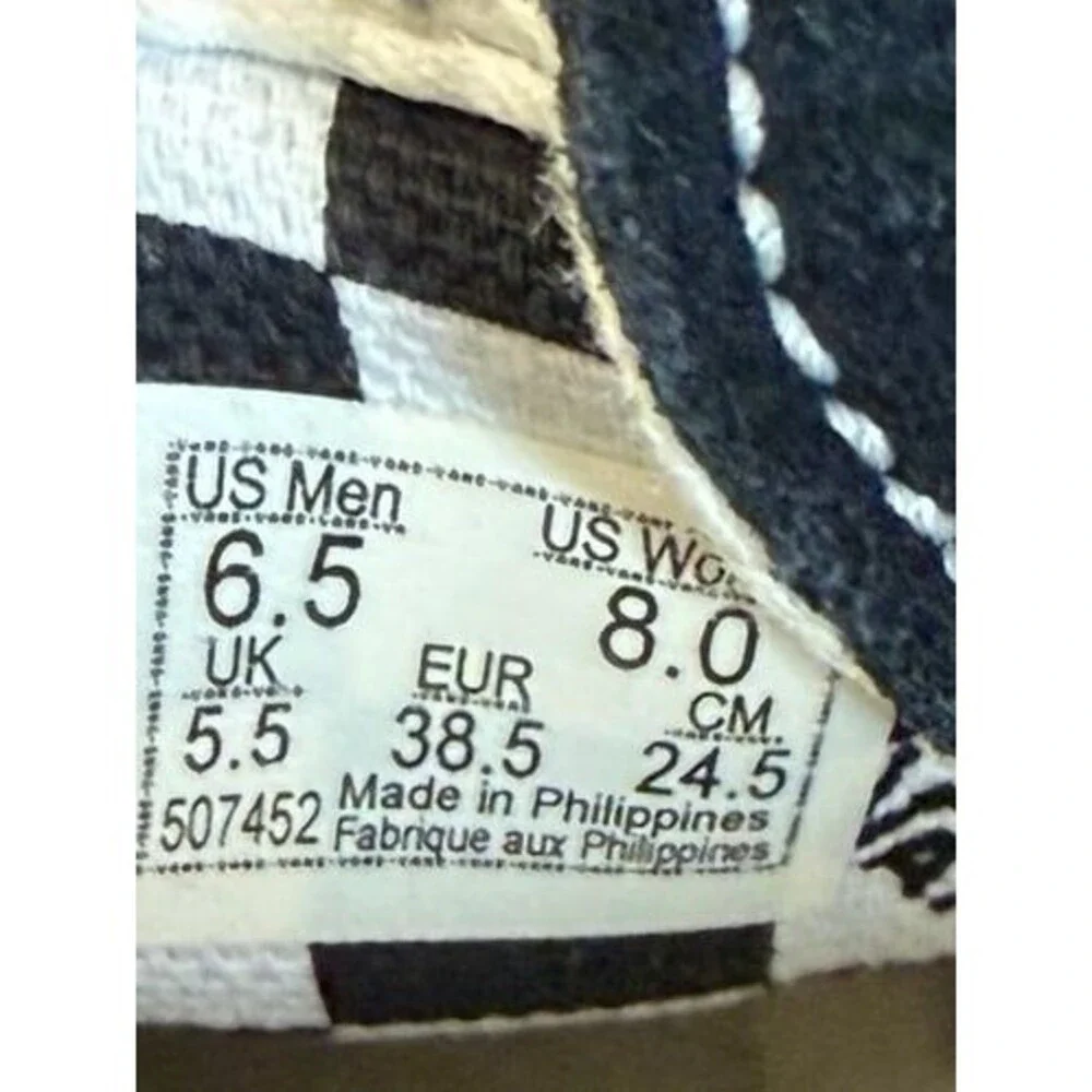 Vans Reconstruct SK8-Hi Skate Shoes Sneakers Black White womens size 8_8